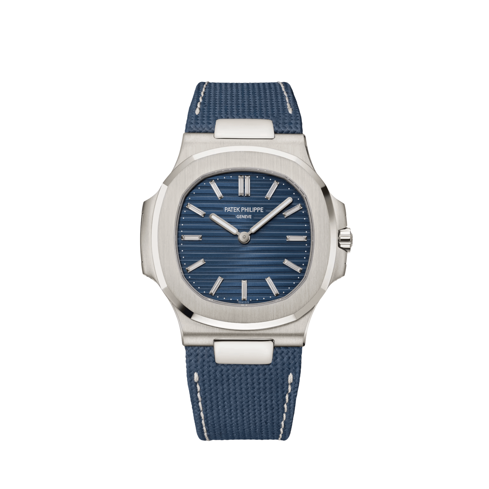 Patek Philippe Nautilus 5810G-001 '50th Anniversary' White Gold Blue Diamond Dial (2026)