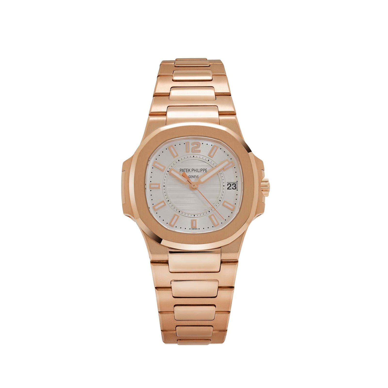 Patek Philippe Nautilus 7011/1R-001 'Ladies' Rose Gold Silver Dial (2010)