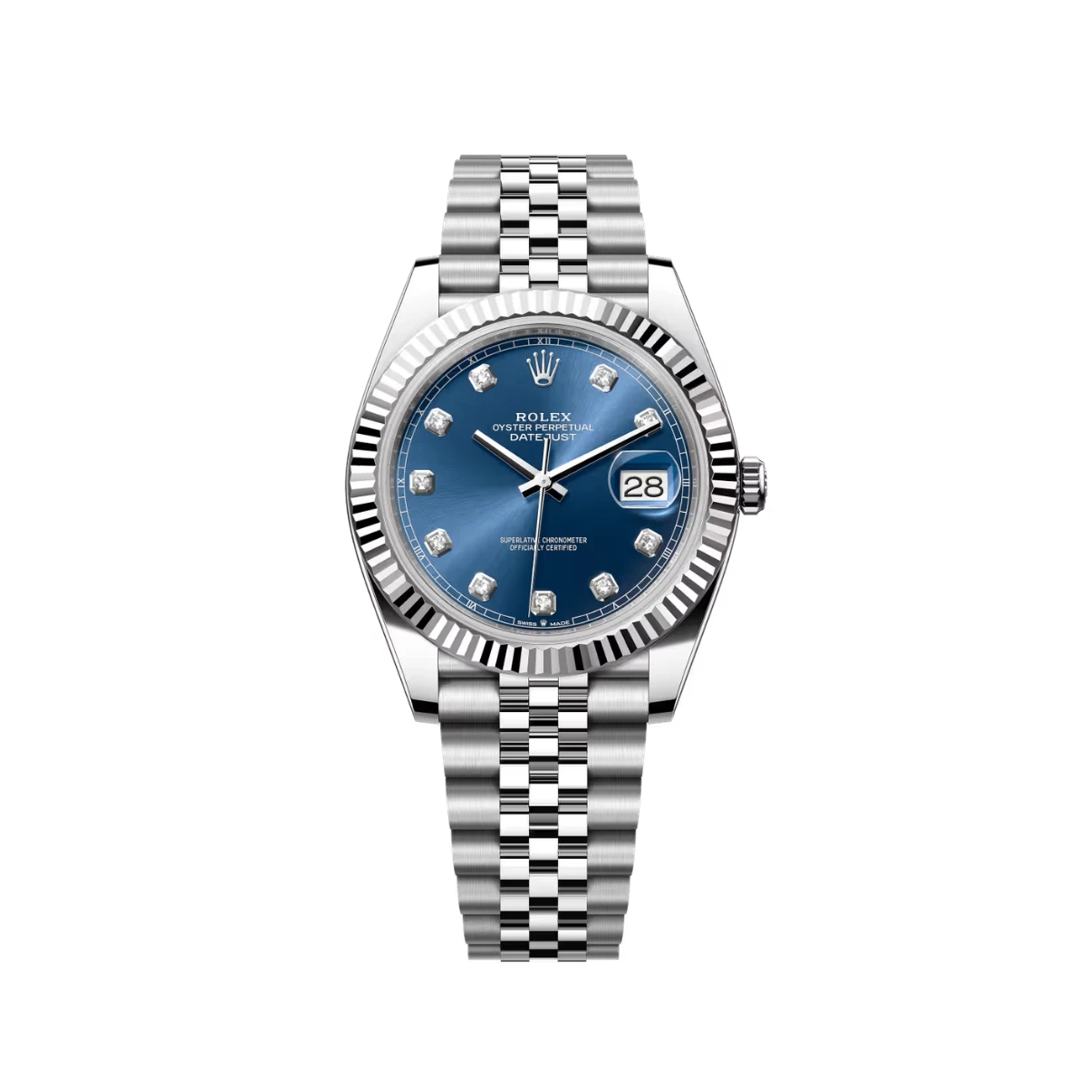 Rolex Datejust 41 126334 Stainless Steel Blue Diamond Dial Jubilee (2026)