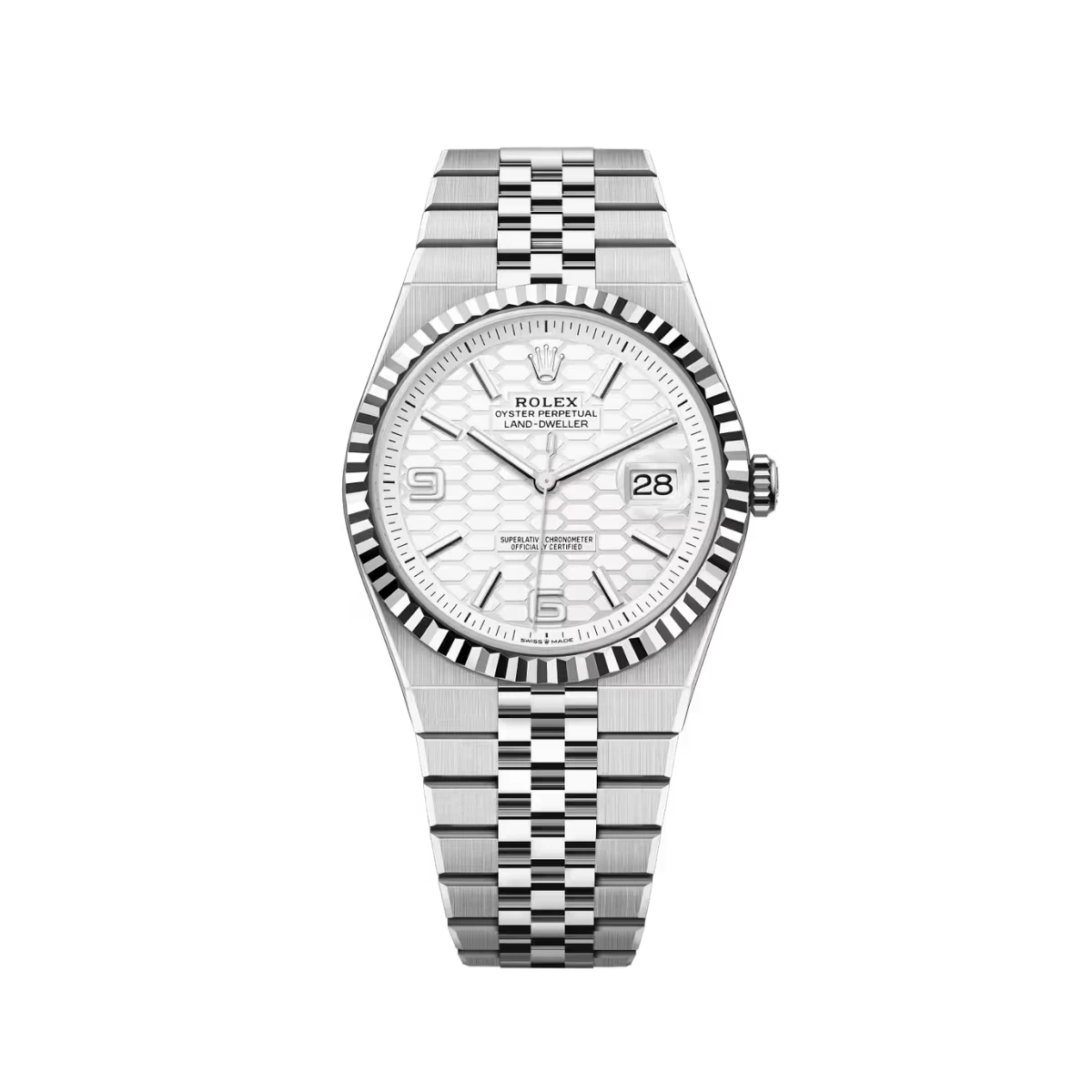 Rolex Land-Dweller 127334 Stainless Steel Intense White Dial (2026)