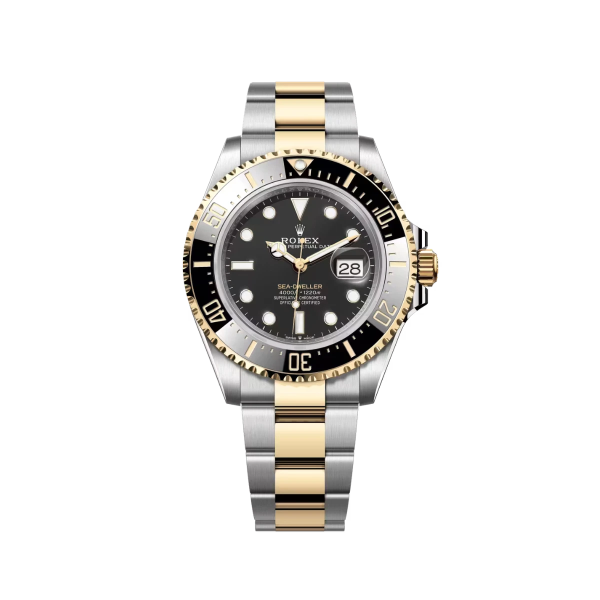 Rolex Sea-Dweller 126603 Stainless Steel Yellow Gold Black Dial (2026)