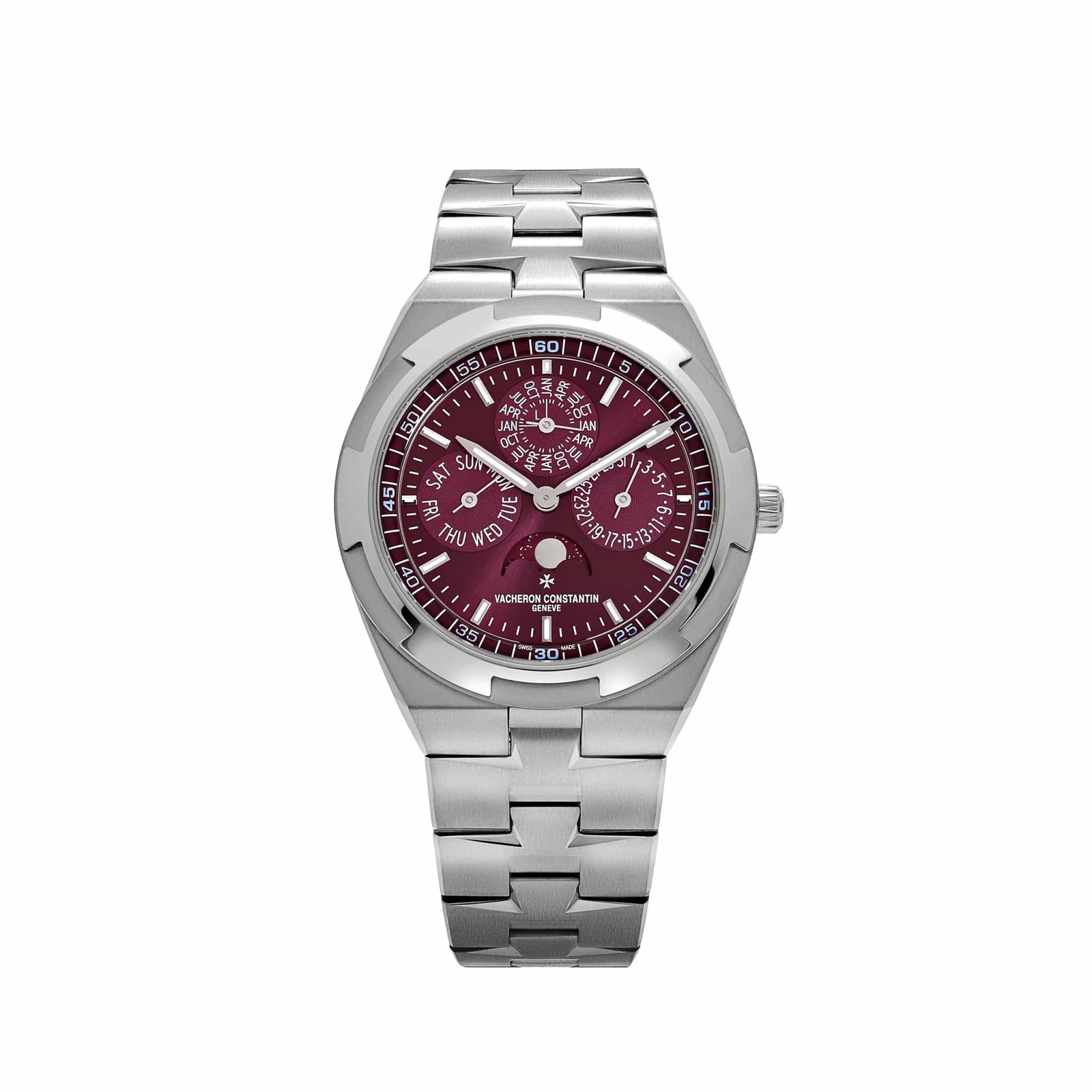 Vacheron Constantin Overseas 4300V/220G-H151 Perpetual Calendar Ultra-Thin White Gold Burgundy Dial (2026)
